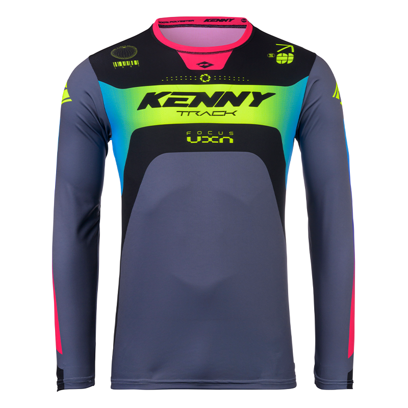 Tenue Kenny Track Focus jaune 2025 – oxmoto