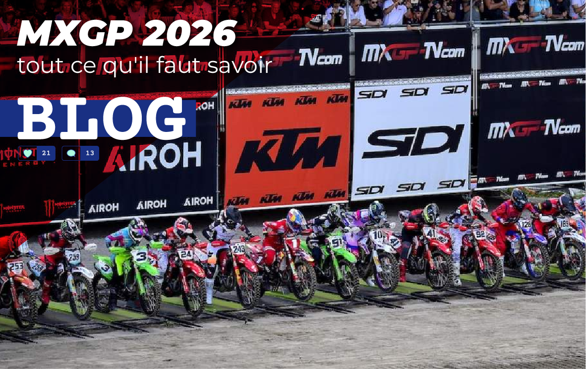 MXGP 2026 : calendrier, résultats et classement du championnat du monde motocross