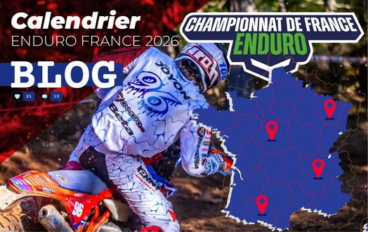Calendrier championnats de France Enduro 2026
