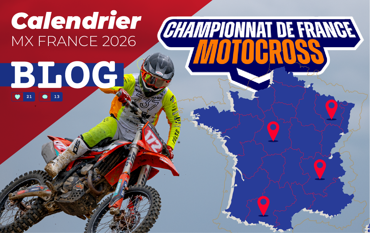 Calendrier championnats de France Motocross 2026