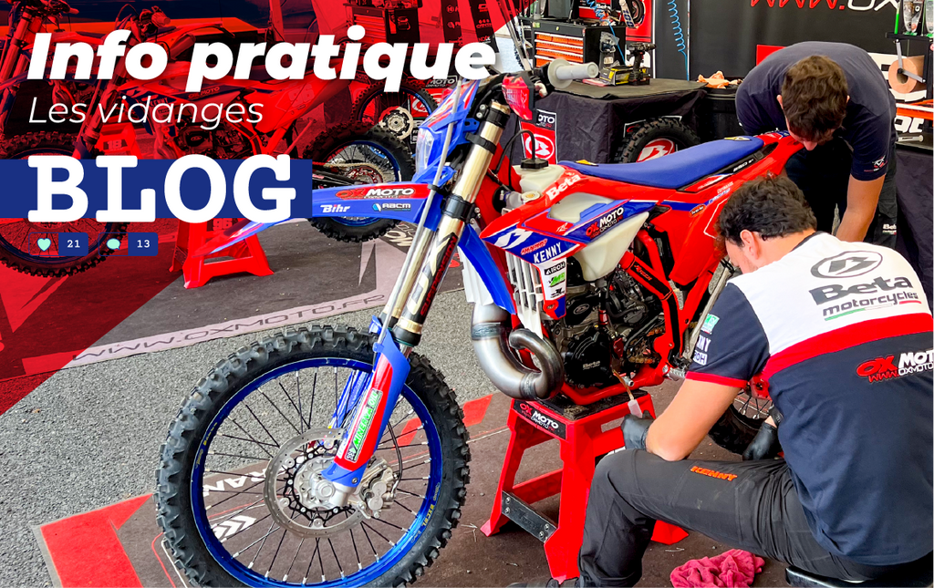 Quand et comment remplacer l’huile moteur en motocross et enduro ?
