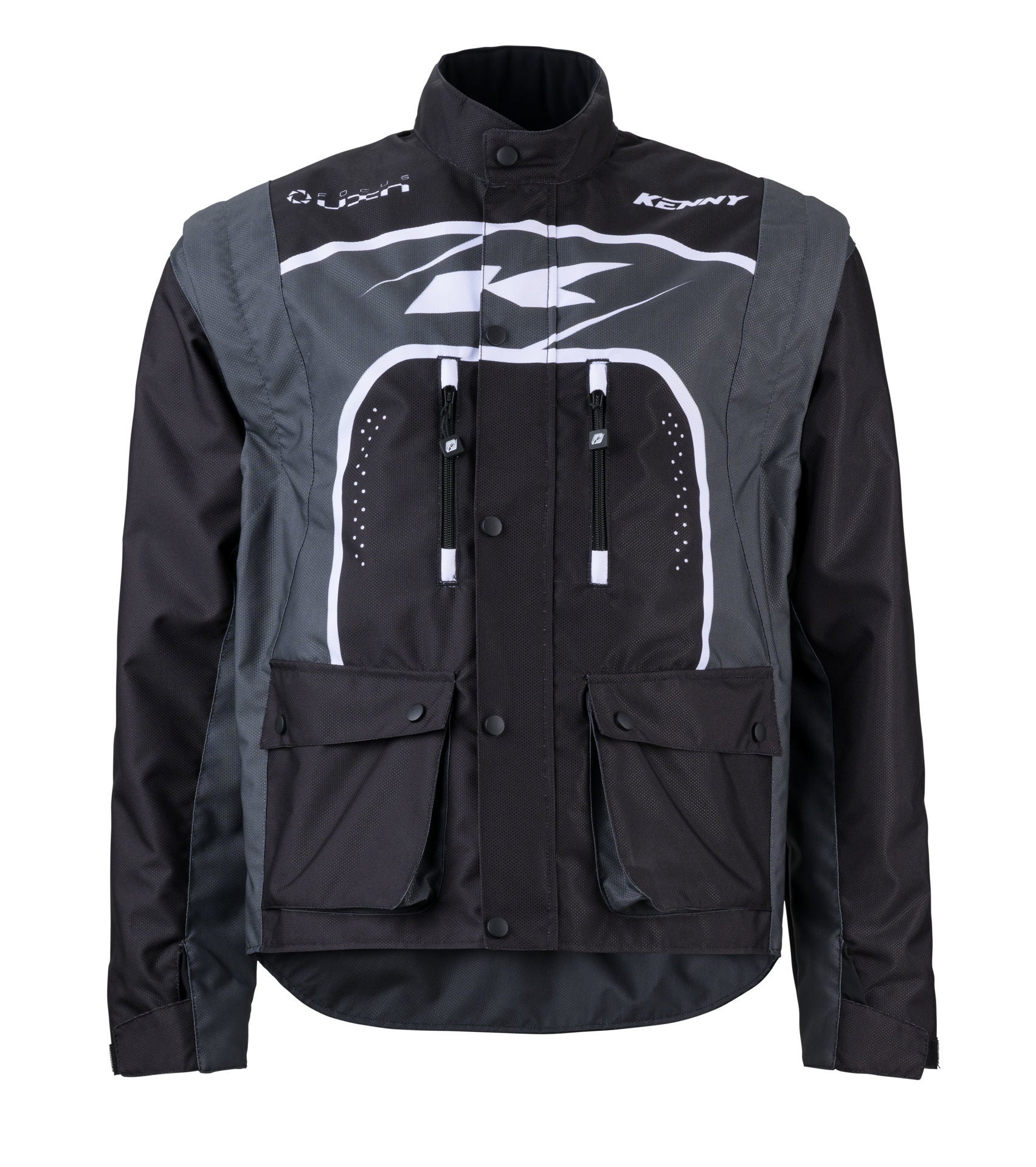 Veste enduro Kenny Track noir/gris 2024 – oxmoto