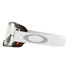 Lunettes OAKLEY Airbrake MX - Tuff Blocks blanc transparent 2025