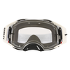 Lunettes OAKLEY Airbrake MX - Tuff Blocks blanc transparent 2025