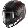 Casque intégral SHARK Ridill 2 Speed-vib noir anthracite rouge 2026