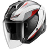 Casque jet SHARK Skwal i3 Jet Mekarium noir blanc 2026