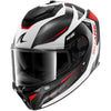 Casque intégral SHARK Spartan Gt Pro Carbon Mekarium argent rouge 2026