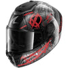 Casque intégral SHARK Spartan RS Carbon Shiever carbone anthracite rouge 2026