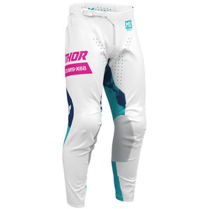Pantalon THOR LAUNCHMODE Bleach blanc/bleu