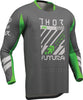 Maillot THOR Launchmode Futura gris/Vert
