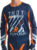 Maillot THOR Launchmode Futura Bleu/Orange