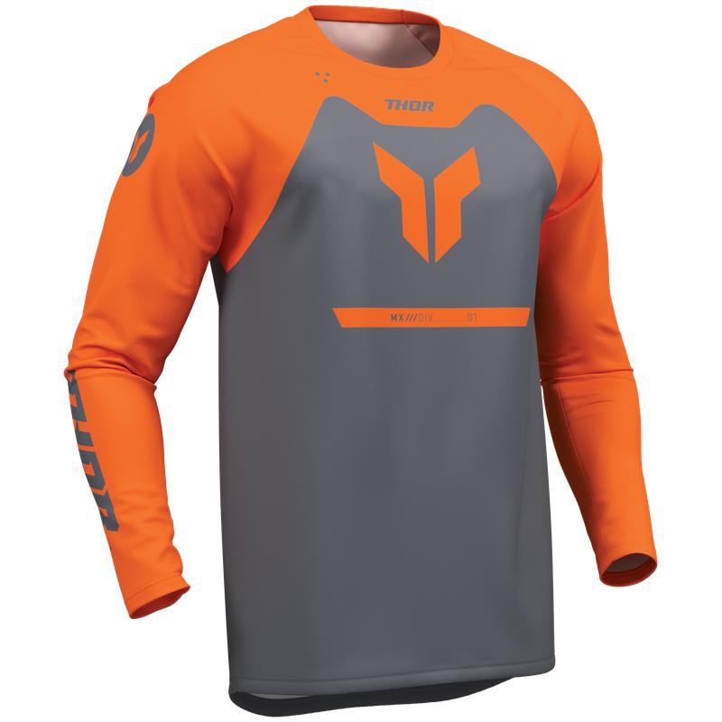 Tenue THOR RIDEMODE Menace gris/orange 2026