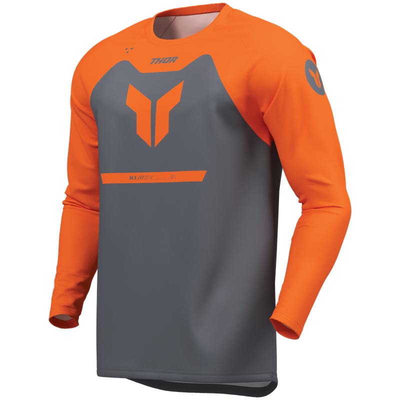 Tenue THOR RIDEMODE Menace gris/orange 2026