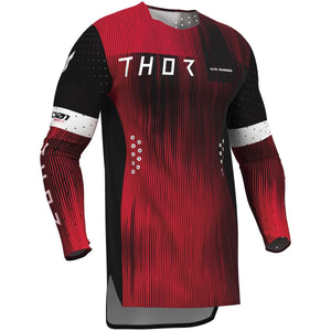 Maillot THOR Sportmode Vanish Noir/Rouge