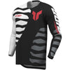 Maillot THOR Launchmode Shredder Noir/Blanc
