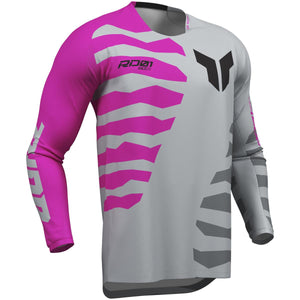 Maillot THOR Launchmode Shredder Gris/Fu