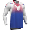 Maillot THOR Launchmode Air Darkside Blanc/Bleu
