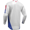 Maillot THOR Launchmode Air Darkside Blanc/Bleu