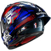 Casque intégral SHARK Aeron-gp Fim Racing #1 Replica Zarco Victory 2025 carbone bleu 2026