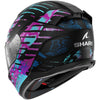 Casque intégral SHARK D-skwal 3 Reptaia noir 2026