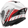 Casque jet SHARK Skwal Jet Cup Speed-tech blanc rouge noir 2026
