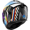 Casque intégral SHARK Spartan Gt Pro Carbon Sthyr carbone blanc 2026