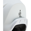 Casque Enfant FOX V3 Solid blanc mat