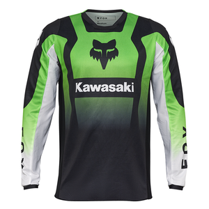 Maillot FOX 180 Kawasaki vert 2025