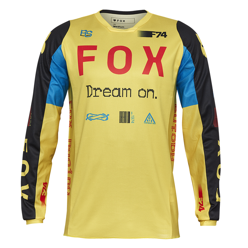 Maillot FOX 180 Race Spec jaune 2025 – oxmoto - Main Image