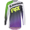 Tenue Fox 180 Kawasaki violet/blanc