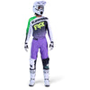 Pantalon FOX 180 Kawasaki violet/blanc