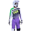 Tenue Fox 180 Kawasaki violet/blanc