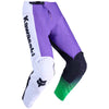 Tenue Fox 180 Kawasaki violet/blanc