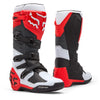 Bottes FOX Comp blanc/rouge