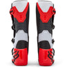 Bottes FOX Comp blanc/rouge