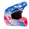 Casque FOX V1 Collect bleu/rose