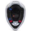 Casque FOX V3 RS Fracture blanc