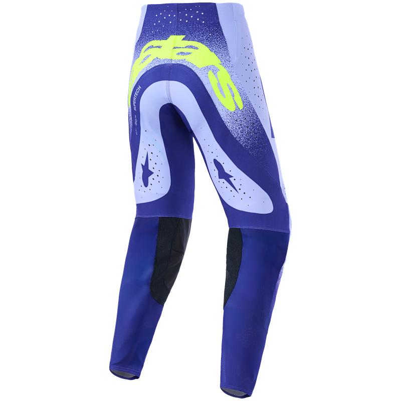 Tenue ALPINESTARS Supertech SCENZ violet/jaune
