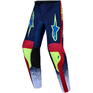 Pantalon ALPINESTARS Enfant Fluid Drag bleu/rouge