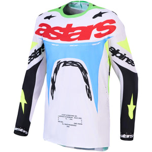 Maillot ALPINESTARS Supertech Dyna blanc/vert
