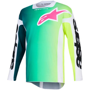 Maillot ALPINESTARS Racer PORTL vert/blanc/noir