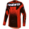 Maillot ALPINESTARS Techstar Swan rouge/noir