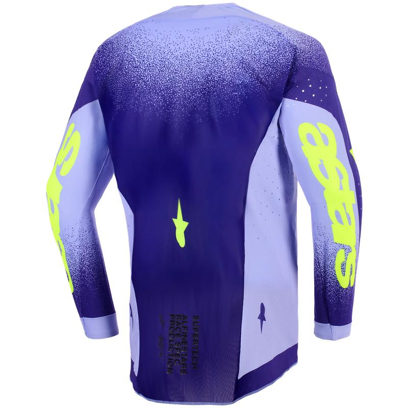 Tenue ALPINESTARS Supertech SCENZ violet/jaune