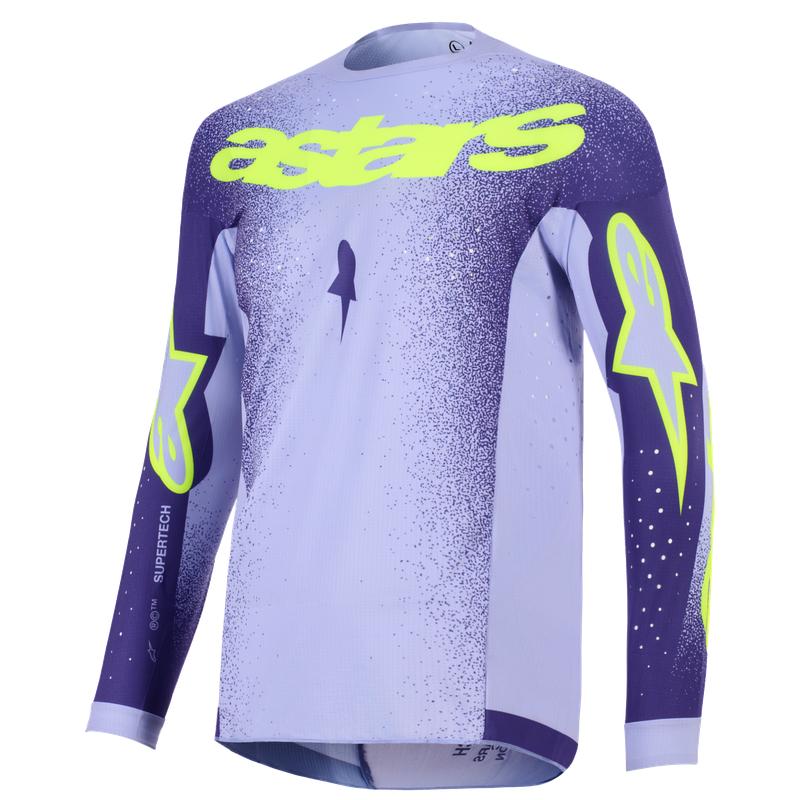 Tenue ALPINESTARS Supertech SCENZ violet/jaune