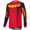 Maillot ALPINESTARS Supertech SCENZ rouge/noir/jaune
