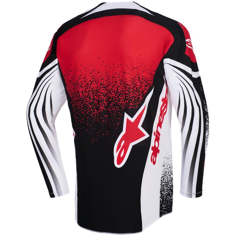 Tenue ALPINESTARS Techstar NOMUR noir/blanc/rouge