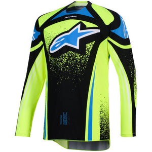 Maillot ALPINESTARS Techstar NOMUR navy/jaune/bleu