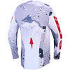 Maillot ALPINESTARS Racer Air Lone gris/blanc