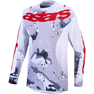 Maillot ALPINESTARS Racer Air Lone gris/blanc