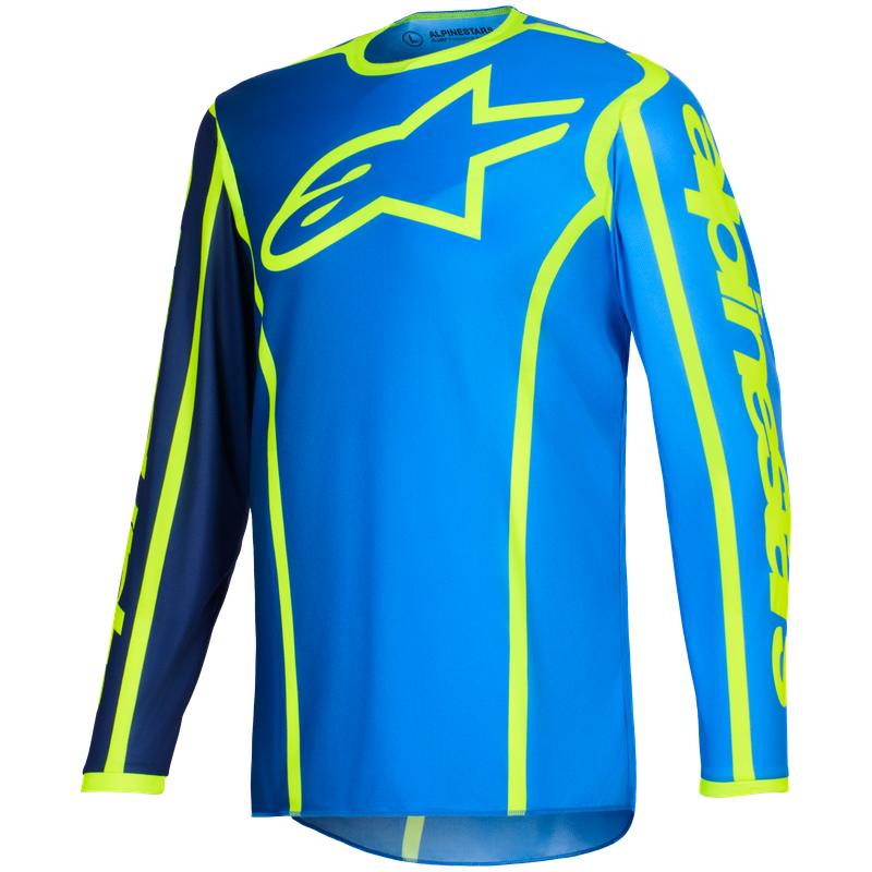 Tenue ALPINESTARS Fluid APEX bleu/jaune
